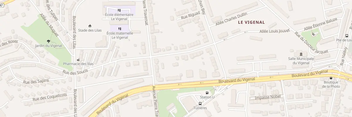 Plan du 15 Rue Sisley à Limoges