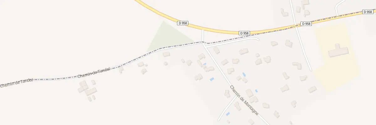 Plan du 35 Che de Tandol à Montbeton