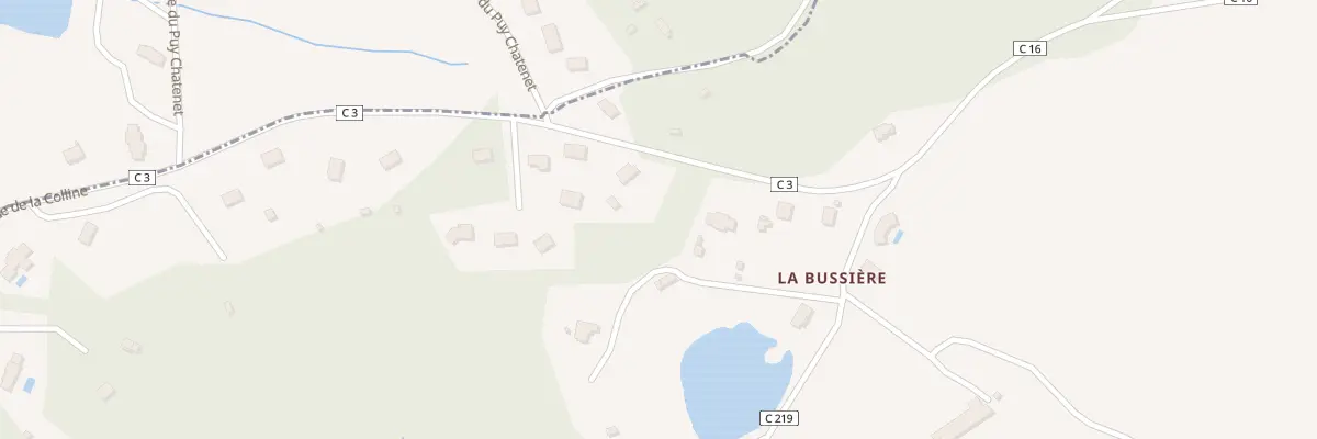 Plan du 40 Rue de la Colline à Chaptelat