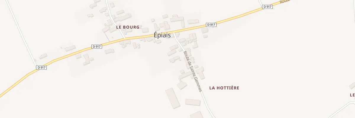 Plan du 5001 Le Bourg à Épiais