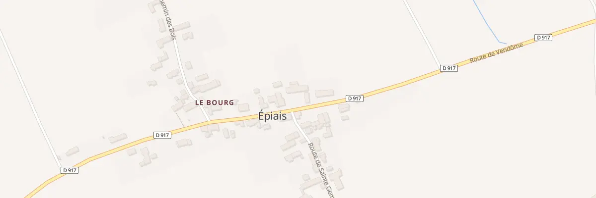 Plan du 21 Rte de Vendôme à Épiais
