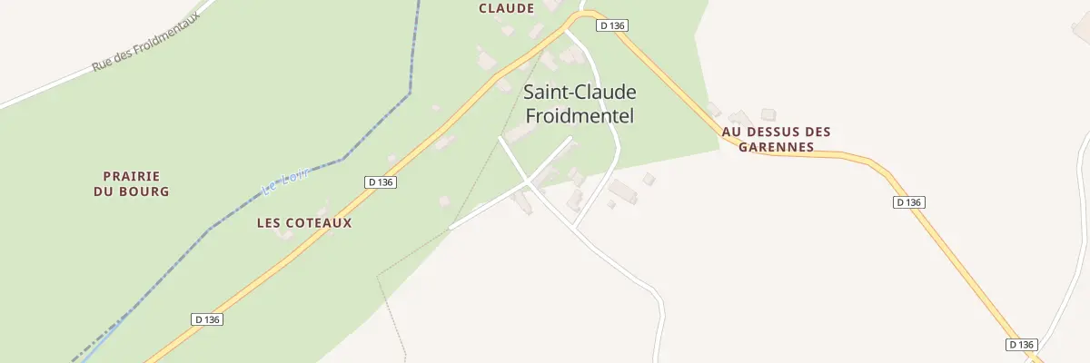 Plan du 6 Le Haut de Saint Claude à Brévainville