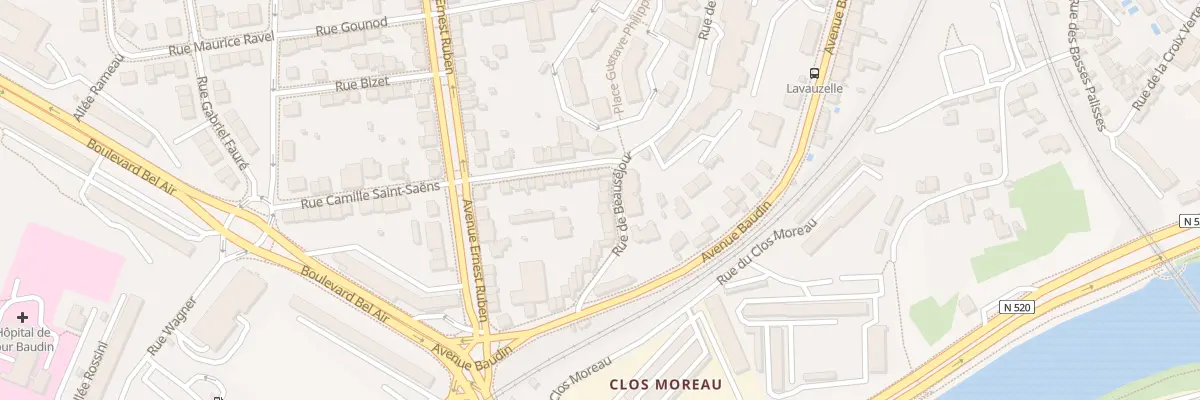 Plan du 17 Rue de Beauséjour à Limoges