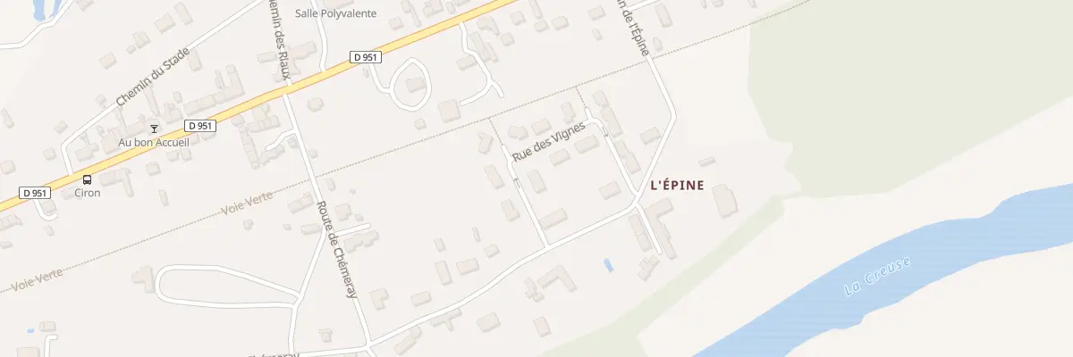 Plan du 2 Rue des Vignes à Ciron