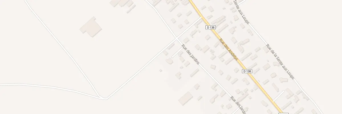 Plan du 633 Rue des Jardins à La Neuville-Chant-d’Oisel