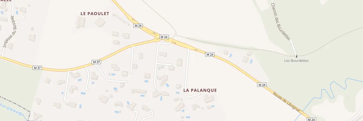 Plan du 107 Rte de Lévignac à Pibrac