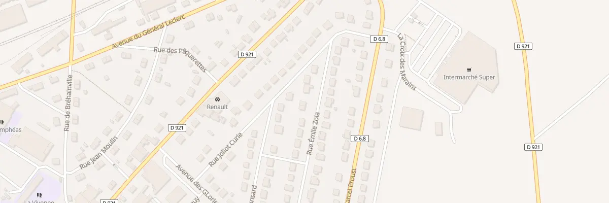 Plan du 25 Rue Emile Zola à Illiers-Combray
