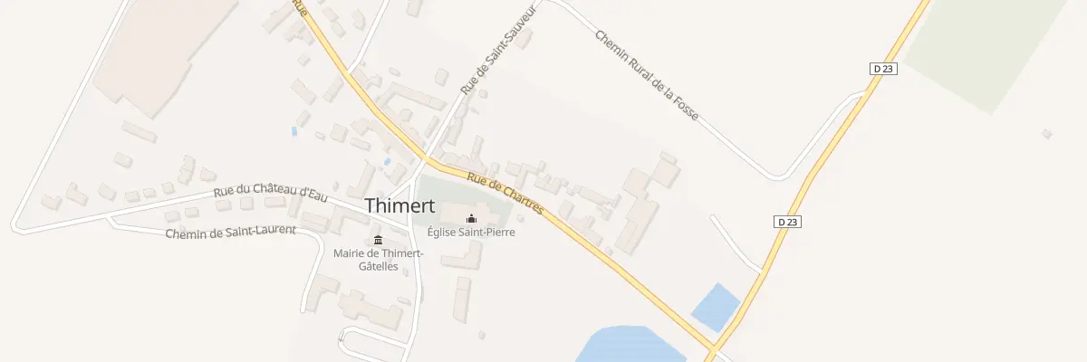 Plan du 11 Rue de Chartres à Thimert-Gâtelles