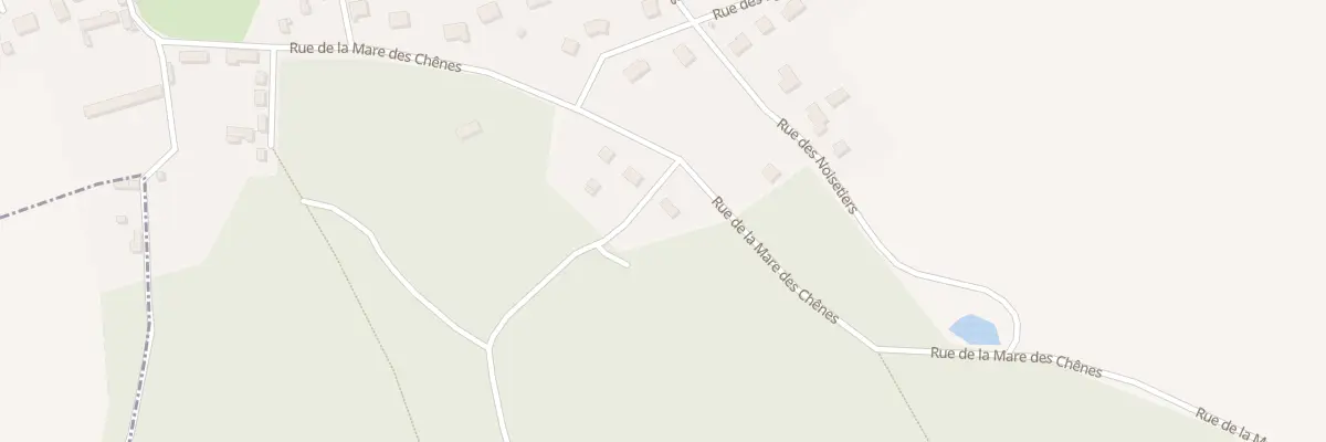Plan du 22 Rue de la Mare des Chênes à Cierrey