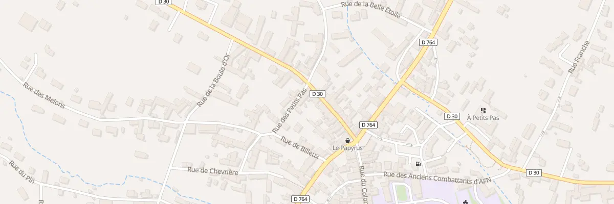 Plan du 19 Rue Auguste Poulain à Pontlevoy