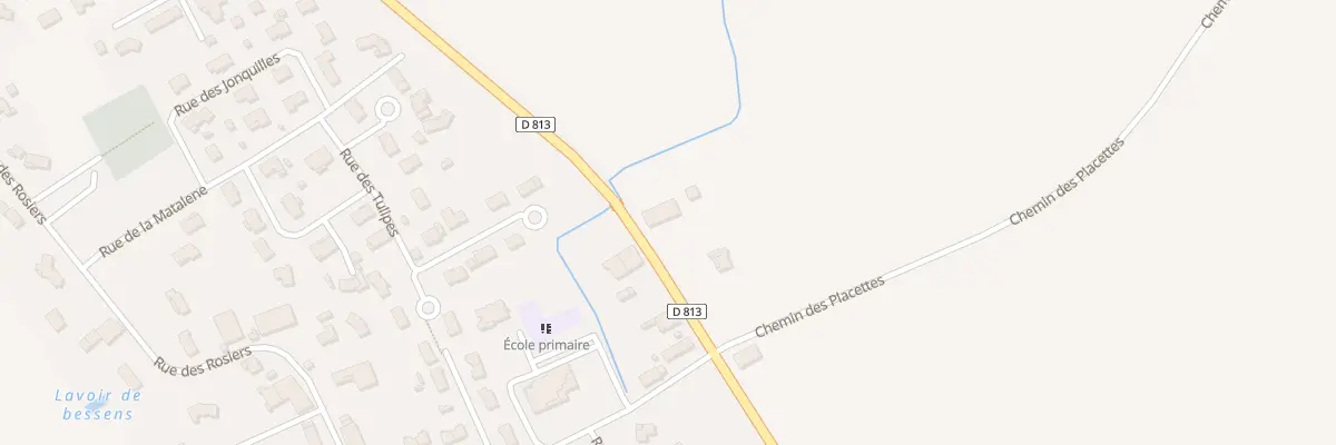 Plan du 514 Rte de Bordeaux à Bessens