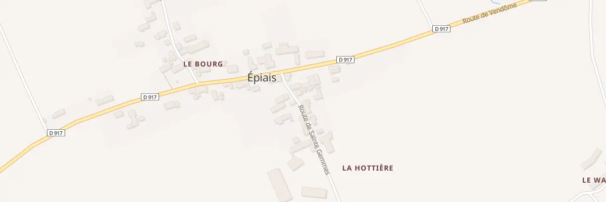 Plan du 3 Rte de Sainte Gemmes à Épiais