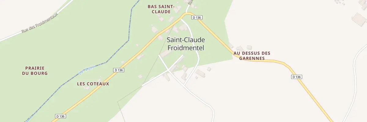 Plan du 10 Le Haut de Saint Claude à Brévainville