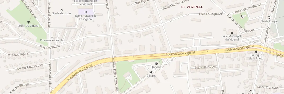 Plan du 32 Bd du Vigenal à Limoges