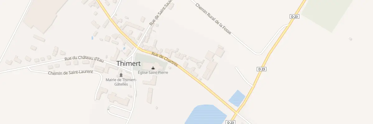 Plan du 15 Rue de Chartres à Thimert-Gâtelles