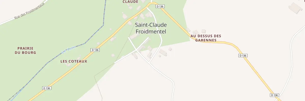 Plan du 4 Le Haut de Saint Claude à Brévainville