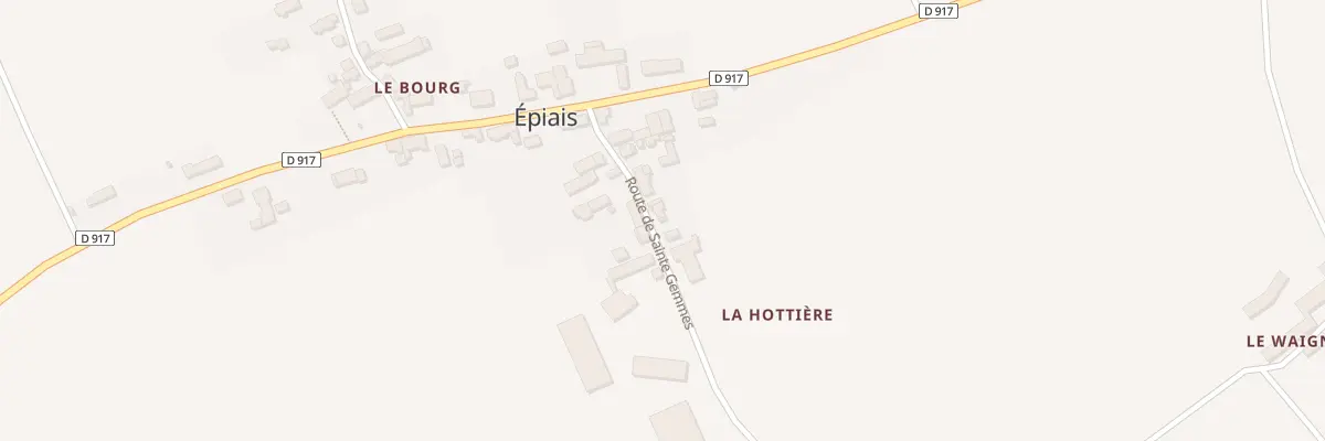 Plan du 7 Rte de Sainte Gemmes à Épiais
