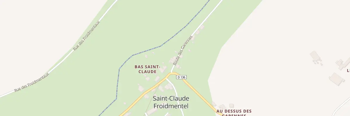 Plan du 5 Rte des Garennes à Brévainville