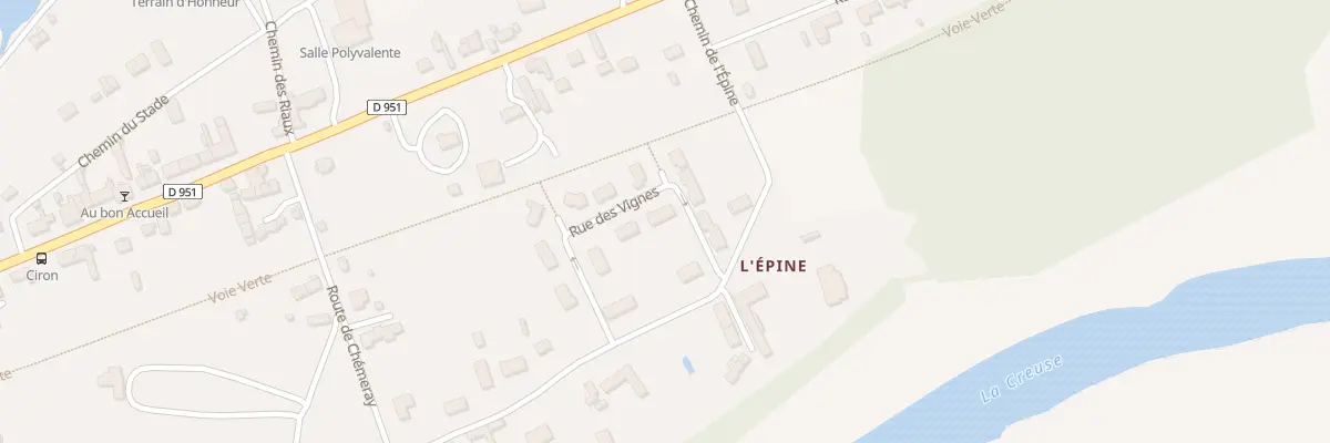 Plan du 6 Rue des Vignes à Ciron