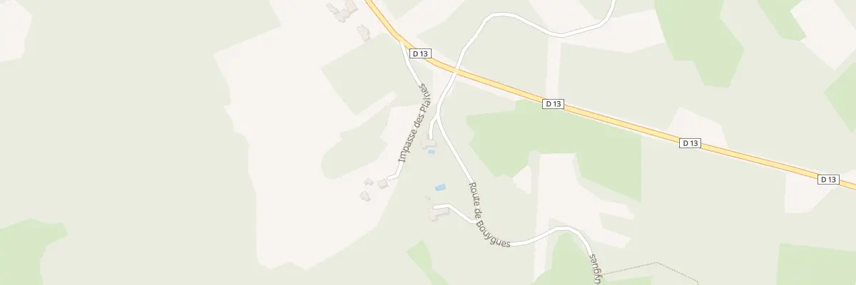 Plan du 78 Rte de Bouygues à Gindou