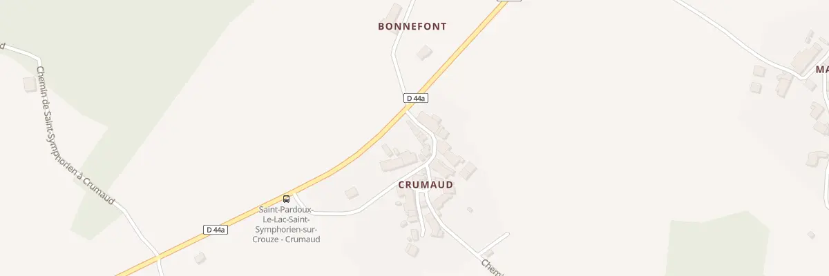 Plan du 5087 Crumaud à Saint-Pardoux-le-Lac