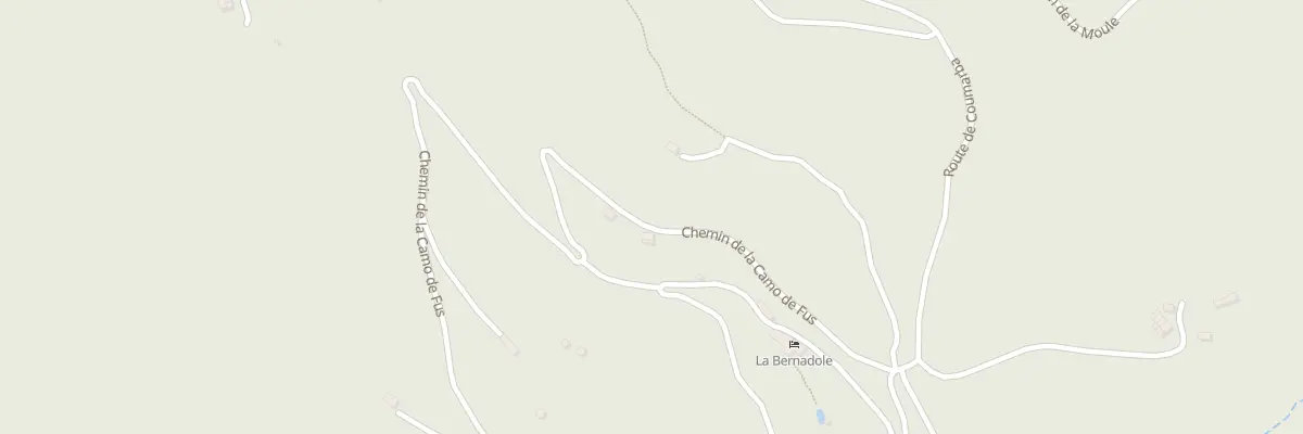 Plan du 258 Che de la Camo de Fus à Aleu