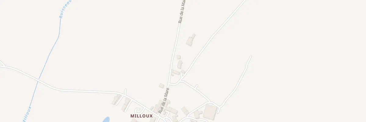 Plan du 5558 Milloux à Chaillac