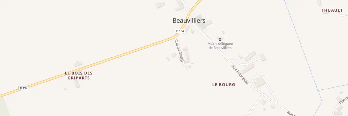 Plan du 21 Le Bourg à Oucques La Nouvelle