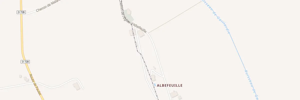 Plan du 375 Che de l’Eglise d’Albefeuille à Montauban