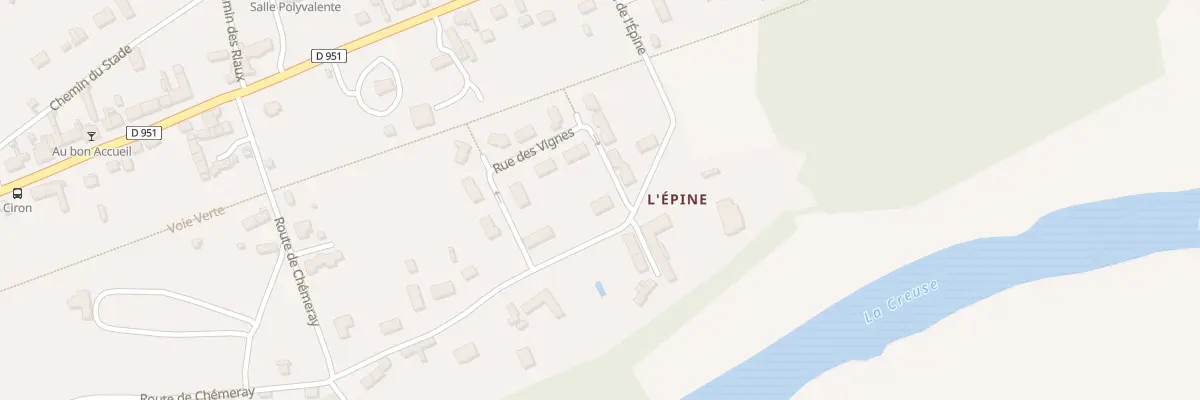 Plan du 6 Che de l’Epine à Ciron