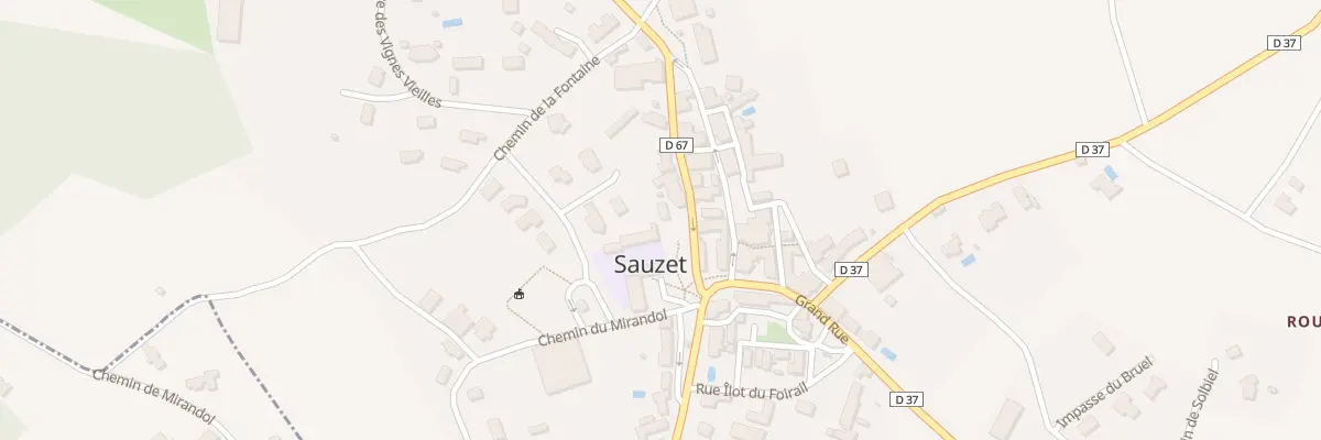 Plan du 49 Rte de Prayssac à Sauzet