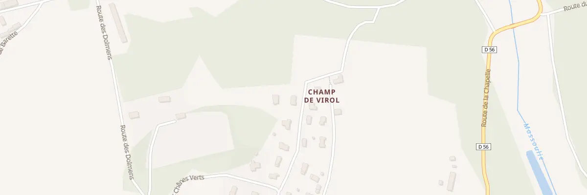 Plan du 173 Che de Champ de Virol à Proissans