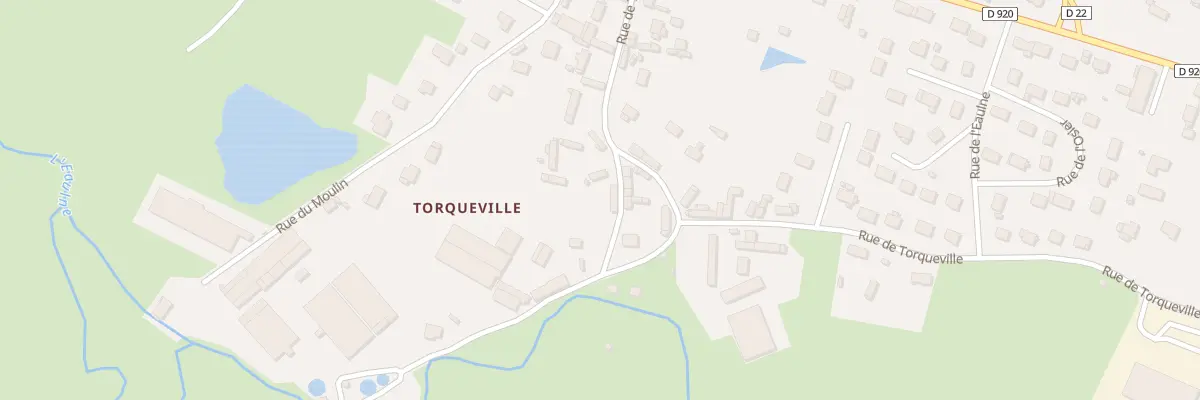 Plan du 5275 Rue de Torqueville à Envermeu