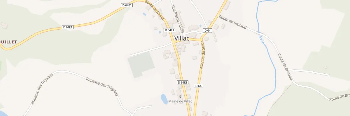 Plan du 97 Le Bourg Ouest à Villac