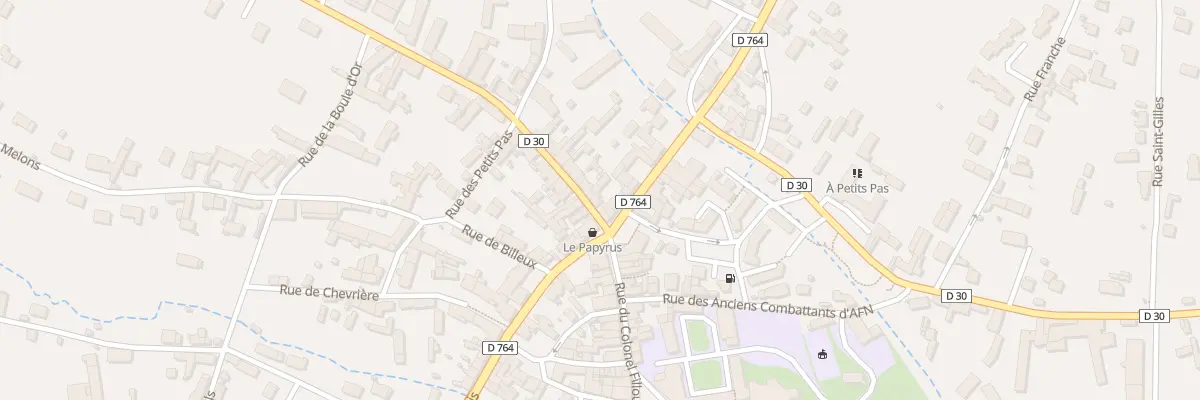 Plan du 10 Rue Auguste Poulain à Pontlevoy