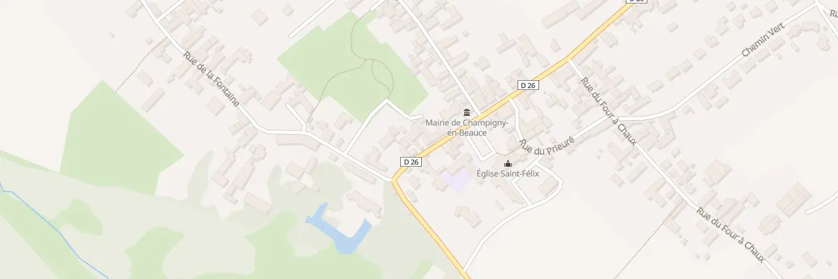Plan du 6 Gr Grand Rue à Champigny-en-Beauce