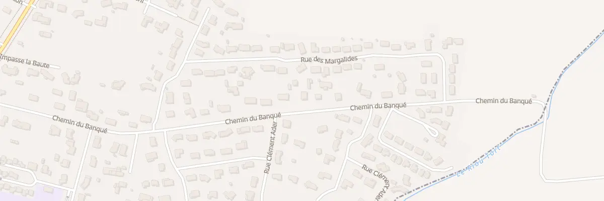 Plan du 29 Che du Banqué à Labastidette