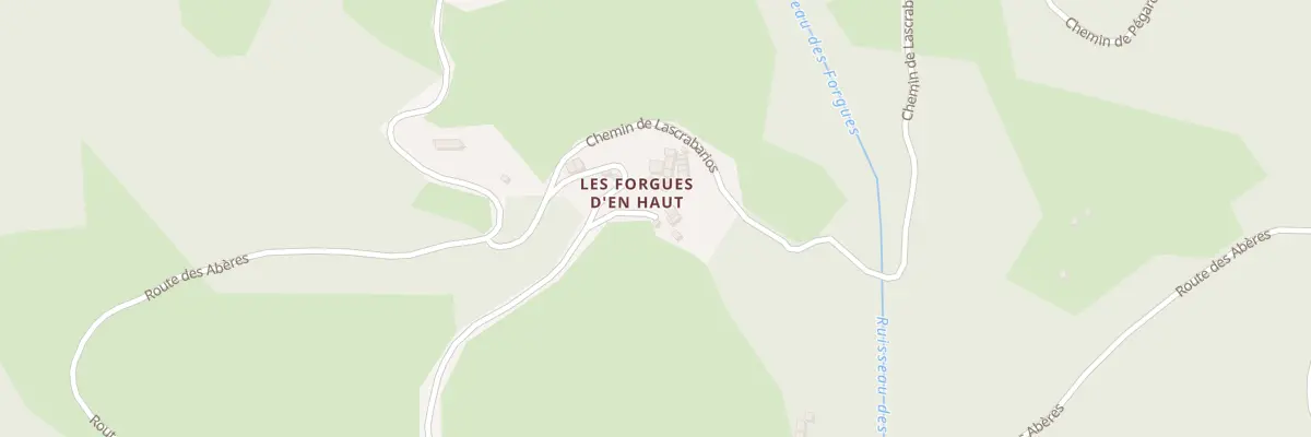 Plan du 5304 Las Forgues d’En Haut à Rivèrenert