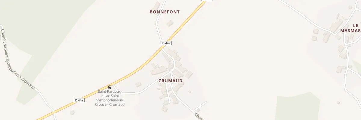 Plan du 10 Crumaud à Saint-Pardoux-le-Lac