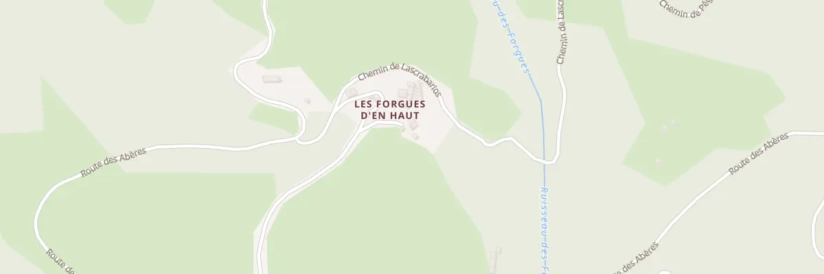 Plan du 5259 Las Forgues d’En Haut à Rivèrenert
