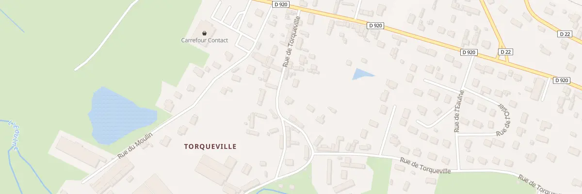 Plan du 40 Rue de Torqueville à Envermeu
