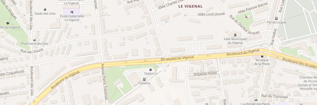 Plan du 28 Bd du Vigenal à Limoges