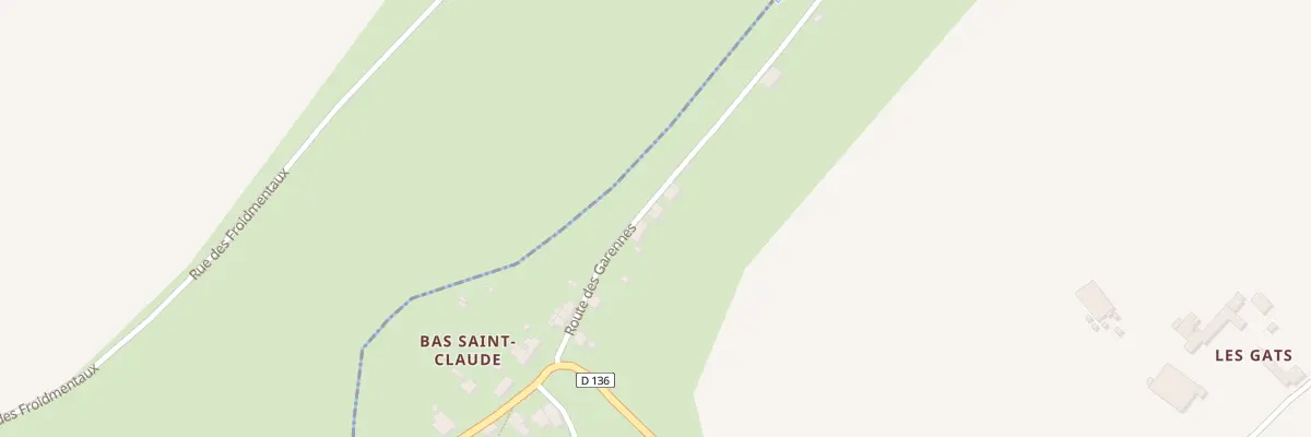 Plan du 6 Rte des Garennes à Brévainville