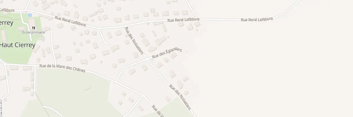 Plan du 7 Rue des Eglantiers à Cierrey