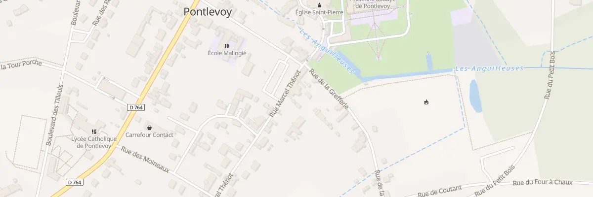 Plan du 7 Rue Marcel Thénot à Pontlevoy
