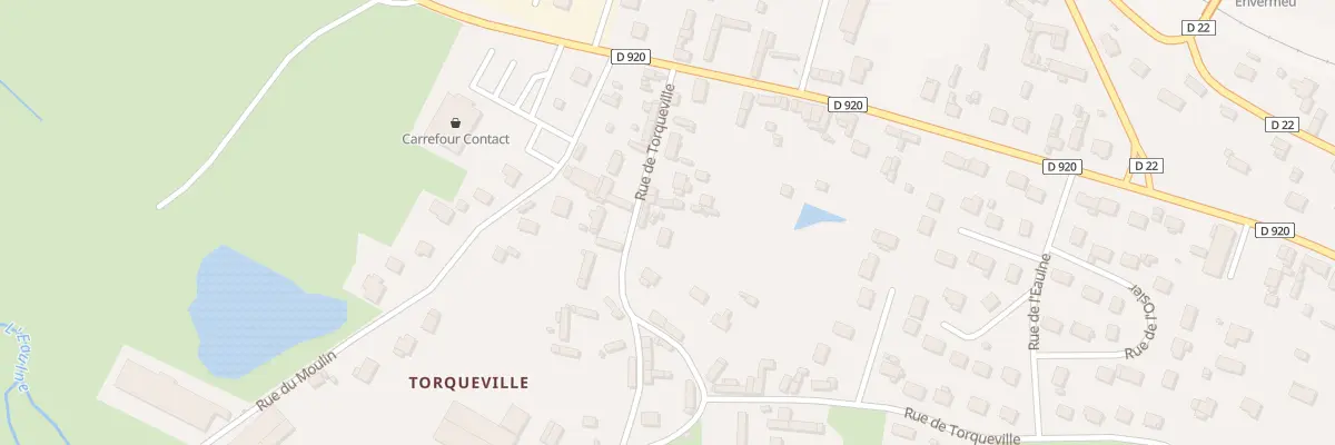 Plan du 42 Rue de Torqueville à Envermeu
