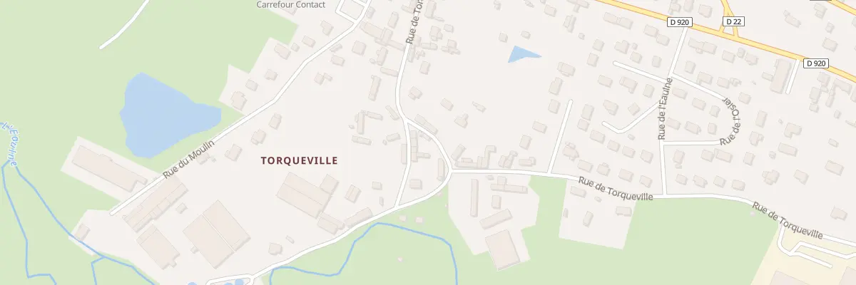 Plan du 23 Rue de Torqueville à Envermeu