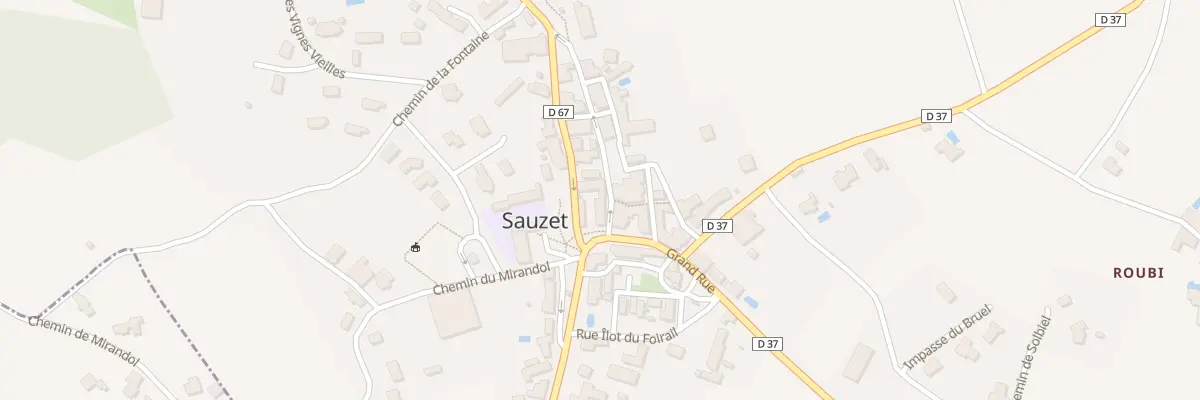 Plan du 33 Rue Saint-michel à Sauzet