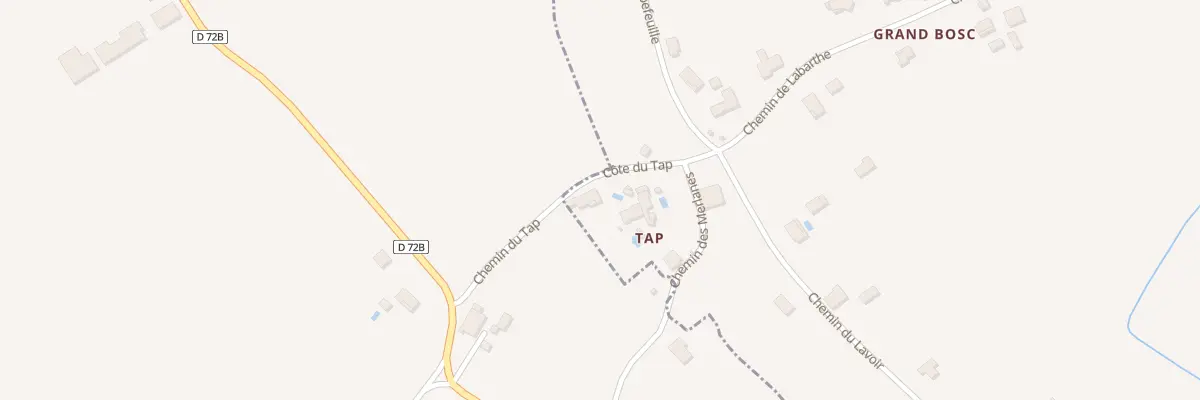 Plan du 155A Côte du Tap à Albefeuille-Lagarde