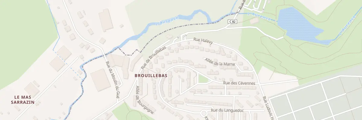 Plan du 34 Rue des Cévennes à Limoges
